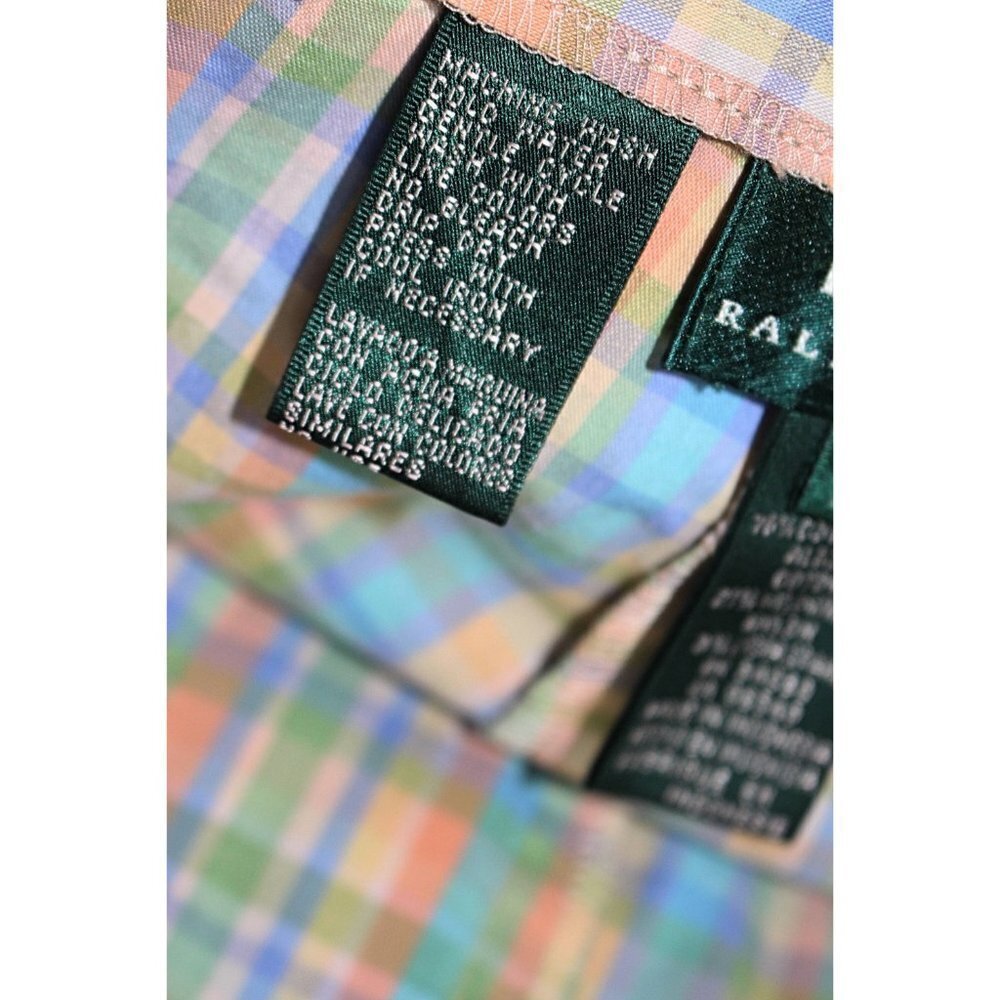 Ralph Lauren - Slim Crop Pants in Preppy Micro-Plaid, Geek Style - size 16 XL - Picture 5 of 9